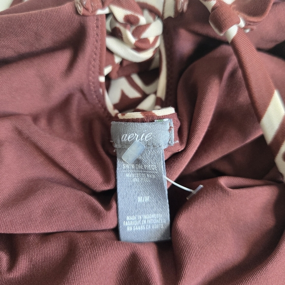 New Aerie Maillot Print One Piece Swimsuit NWOT - Picture 6 of 8